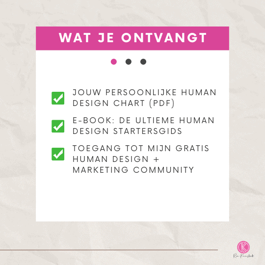 Gratis Human Design Chart Downloaden– Wat zit erbij