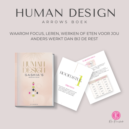 Human Design Arrows Boek - Human Design Variabelen - Human Design transformatie pijlen